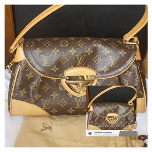 💯"SOLD"Auth Louis Vuitton Beverly MM